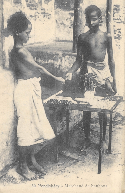 14-03 - Pondichery - marchand de bonbons